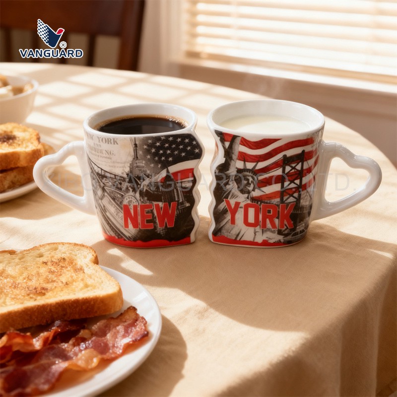 Ceramic Heart Shaped Couple Mugs Ceramic Heart Shaped Couple Mugs